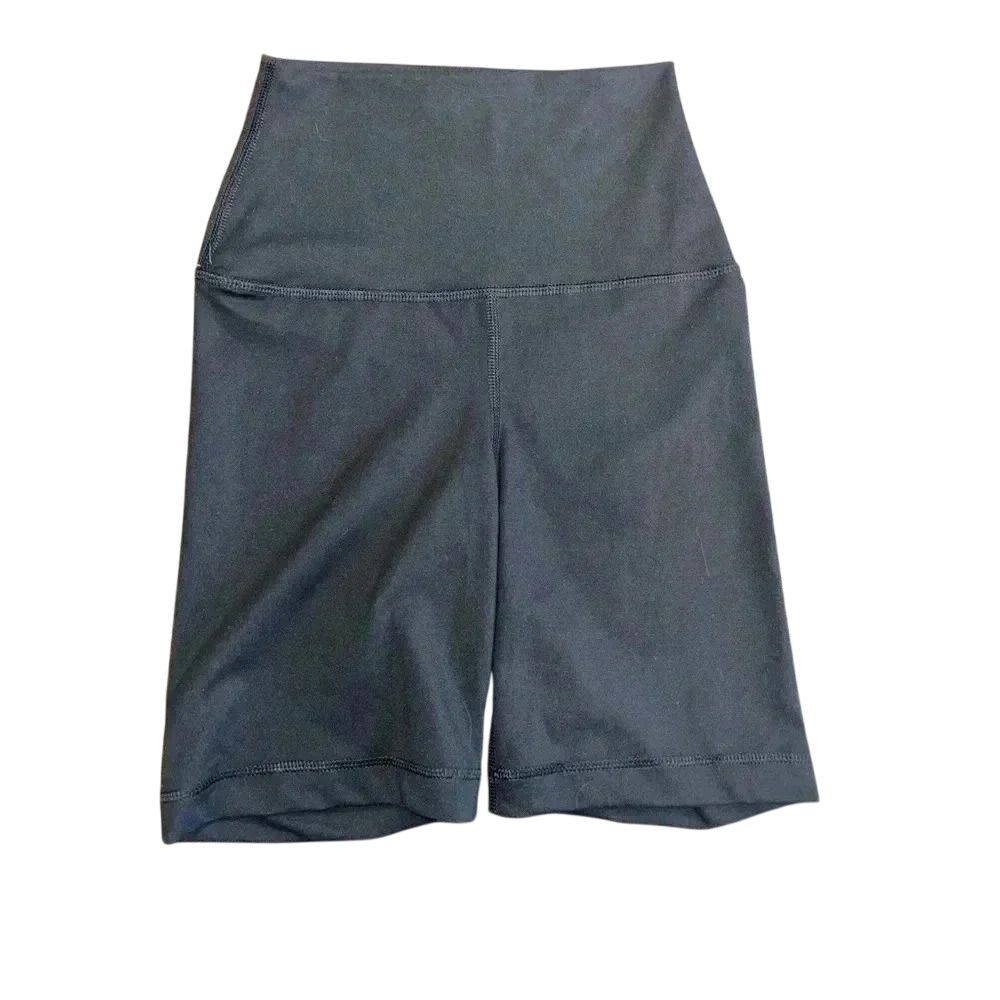 High-Rise Athletic Biker Shorts Black Compression Workout Yoga Running‎ F29